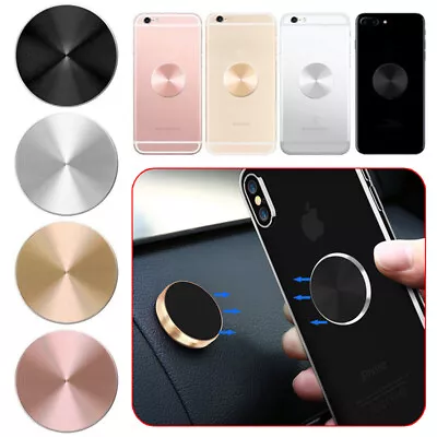 4pcs Metal Plate Sticker Replacement For Magnetic Car Mount Magnet Phone Holder • $3.58