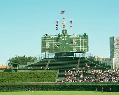 Color 8x10 Vintage Photo Of The CF Scoreboard At Wrigley Field. #1 Gallery #5 • $6.99