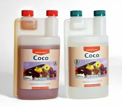 £17.33 • Buy Hydroponics Canna Coco A+B 1 Litre Veg And Flower Plant Food Base Nutrients