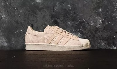 $140 • Buy Adidas Superstar 80s W Linen/ Linen/ Off WhiteCQ2515