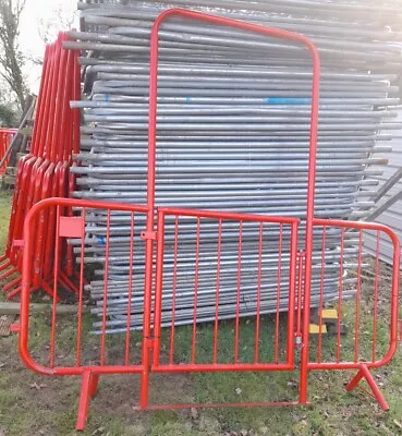 £75 • Buy Pedestrian Walkthrough Crowd Barrier*Hinged Gate*Construction Site/Events