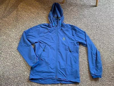 Haglofs Softshell Jacket Mens Size Large Blue • £30