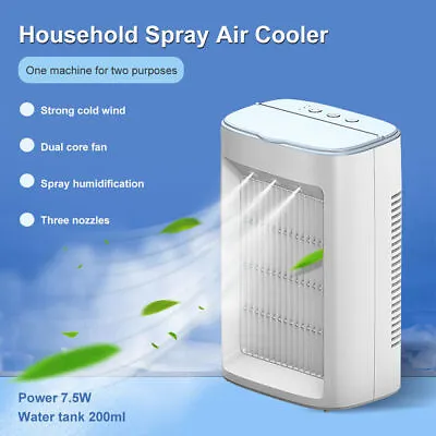 Portable Mini Air Cooler Air Conditioner Humidifier Evaporative USB Cooling Fan • $37.19