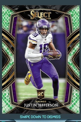 $0.99 • Buy DIGITAL JUSTIN JEFFERSON 2020 Panini Blitz App Select Card Hunter RC