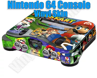 Choose 1 Vinyl Skin For The Nintendo 64 Console + Controllers - Free US Shipping • $15.99