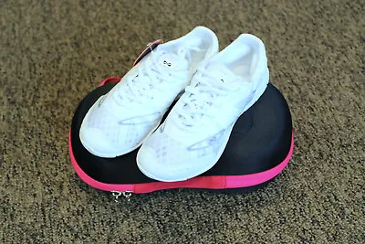 New Nfinity Vengeance Womens Cheer Shoes With Case WHITE Adult Size 4 • $34.95