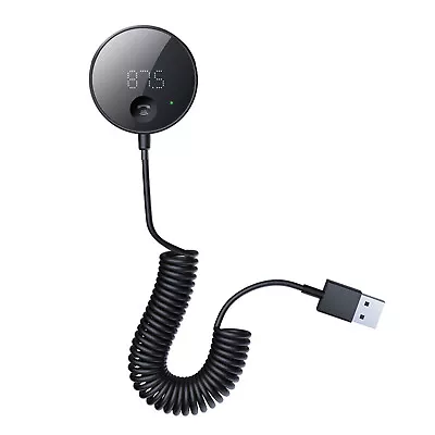 Plug&Play USB Bluetooth Wireless Car FM Transmitter Aux Stereo Audio Receiver E • $16.49