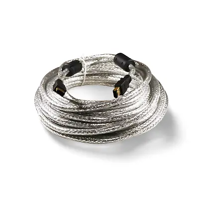 33ft Firewire Cable 6 Pin To 6 Pin - Silver • $35.15