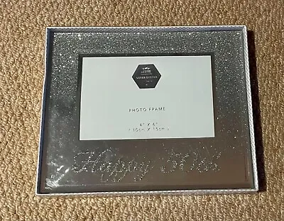 Leonardo Collection 50th Birthday Silver Glitter Photo Frame • £9