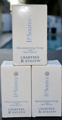 3~Crabtree Evelyn La Source Moisturizing Bar Soaps Shea Butter Travel • £13.49