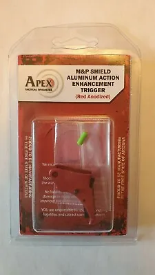 Apex Tactical 100-057 S&W M&P Shield Action Enhancement Red Anodized Trigger • $85.50