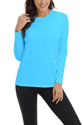 $34.16 • Buy  Women's Long Sleeve Sun Protection Clothing Casual XX-Large A001-ice Blue