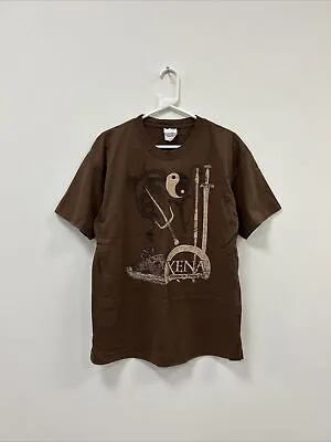 Xena Warrior Princess 90's Vintage Brown Rare T-shirt Size L • £50
