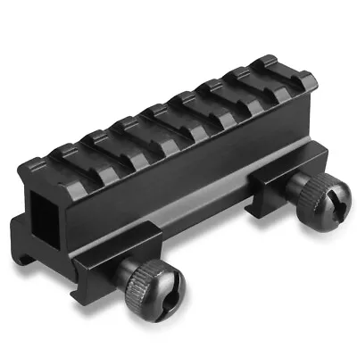 8 Slot Picatinny Riser Mounts 1 Inch High Profile See Through For Picatinny Rail • $14.01