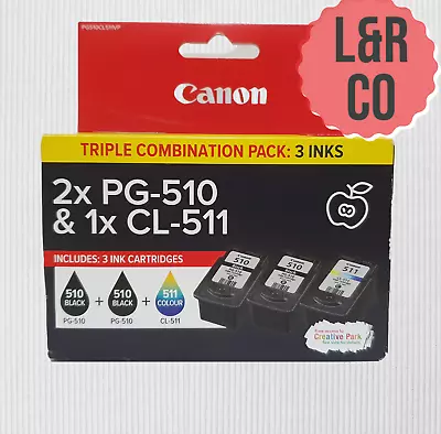 Canon PG-510 CL-511 Triple Combination Value Pack Canon Multipack PG510 CL511 • $64