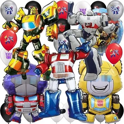 Transformers Balloon Cupcake Cake Birthday Party Supplies Birthday Decorations • $3.99