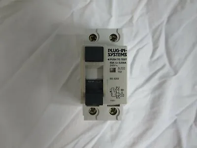 £4 • Buy Plug-In-Systems 63amp 30mA RCCD Ac Type