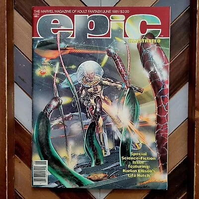 EPIC ILLUSTRATED #6 FN/VF (Marvel 1981) NEAL ADAMS ART + STEACY STARLIN VEITCH • $14.52