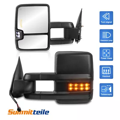 Power Heated Tow Mirrors For 1999-2002 Chevy Silverado GMC Sierra 1500 2500 3500 • $121.79