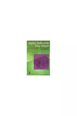 Applied Multivariate Data Analysis By Dunn Graham Paperback / Softback Book The • $16.14