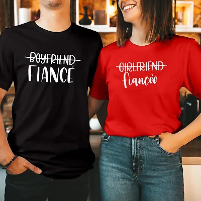 T-Shirt (1507) Boyfriend Fiance Girlfriend Fiancee Couple Valentines Day T Shirt • $8.69