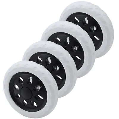 £10.25 • Buy 4Pcs Trolley Wheels Shopping Trolley Wheels For Replacement Trolley Cart