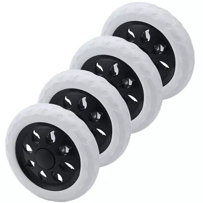 £10.25 • Buy 4Pcs Trolley Wheels Shopping Trolley Wheels For Replacement Trolley Cart