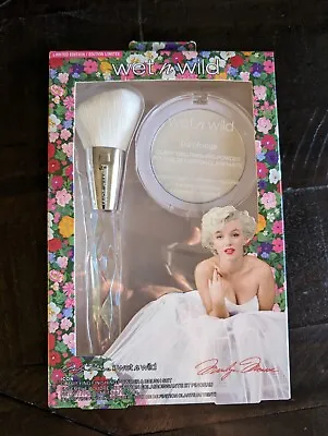 Wet N Wild Clarifying Finishing Powder& Brush Set-LIMITED EDITION MARILYN MONROE • $35