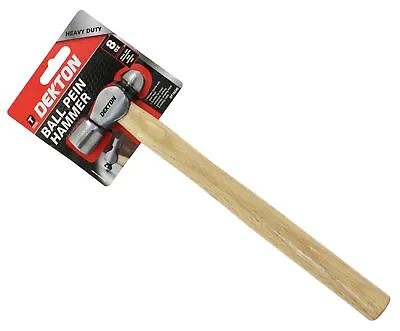 8oz Round Ball Pein Hammer Forged Steel Head Wooden Handle DT10340 • £4.79