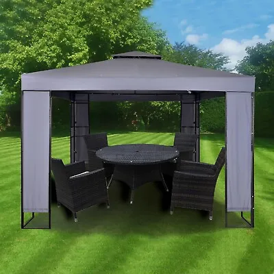 £159.99 • Buy MAXIMUS® Garden Heavy Duty Gazebo 3m X 3m GAZEBO Pavilion Shelter Marquee Patio