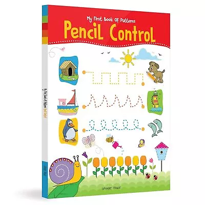 My First Book Of Pencil Control : Practice Pattern Writing (Full Color Pages) • $8.39