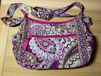 Vera Bradley Very Berry Paisley Women's  Crossbody Shoulder Bag • $12.99