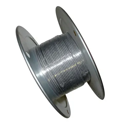 Stainless Cable Railing Type 304 Steel Aircraft Wire Rope 3/16 7x19 Coil Reel • $21.97