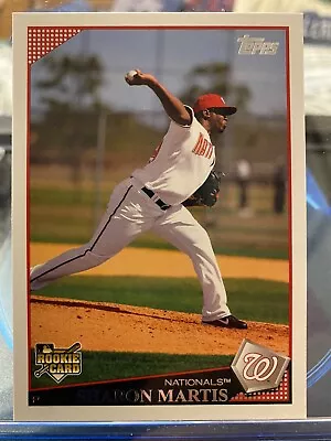 2009 Topps Baseball Shairon Martis #381 Washington Nationals Rookie Card • $1.25