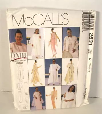 McCall's Easygoing Elegance 2531 Duster Jacket Pant Misses 10-14 Pattern Uncut • $10.99