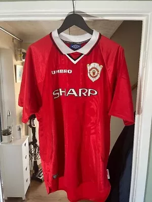 Manchester United Umbro 1999 Champions League Shirt XL Original Excellent Condit • £235