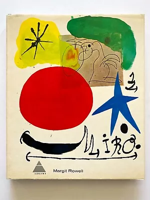 Joan Miro Rare 1970 1st Ed Modernist Lithograph Print Large Hardcover Art Book • $490