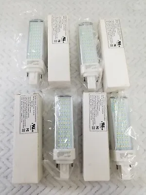 LOT OF 4 LED Pin Light G24 6W .08A 100-277V AC 50-60Hz CPS-PL-G24 G23 GX23 E26 • $17.99