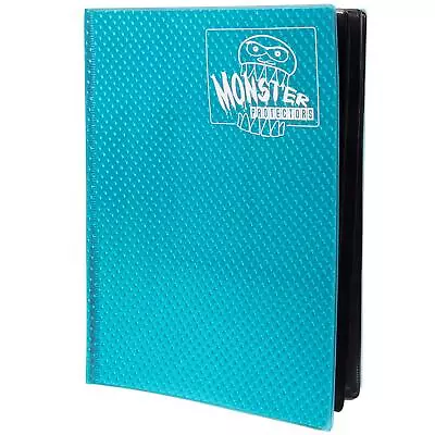 Monster 9 Pocket Trading Card Album- 20 Side Loading Theft Deterrent Padded... • $33.76