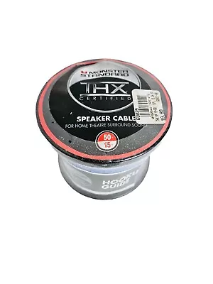 MONSTER STANDARD THX Certified Wire Speaker Cable-50 FEET-16 Gauge-In Wall • $49.95