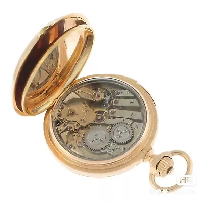 14K Gold Minute Repeater 51.3m Pocket Watch • $329.49