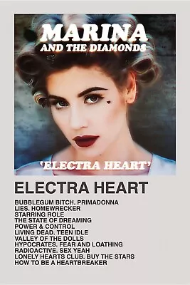 Marina And The Diamonds Poster! A3 Sized Classic! ✅ • £5.89