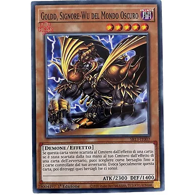 Yu-Gi-Oh! Common Ita 1ed Sr13-it007 Goldd Lord-wu Of The Dark World • $1.07