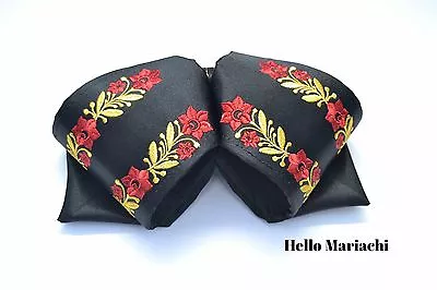 Hello Mariachi Mexican Charro And Mariachi Bow Tie From Mexico Moño Charros • $27.90