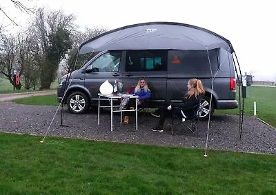 Vango 3m Sun Canopy Awning With Fibreglass Poles For Campers Motorhomes Caravan • £99.95