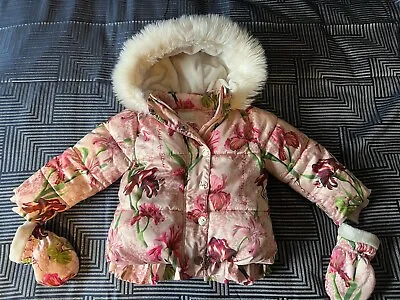 Ted Baker Baby Girl Coat 18-24 Months. • £16