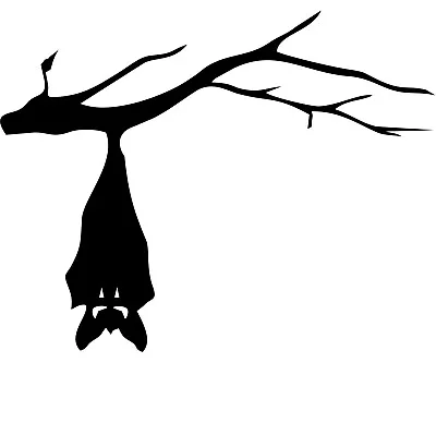 Halloween Hanging Bat Sticker Window Wall Decoration Vinyl Party Kids Decal • £4.51