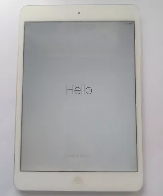 IPad Mini 1st 7.9  16GB 1GHz A1432 2607 25 MD531HN/A White/Silver RESET • $86