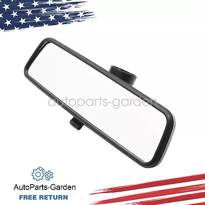 Black Rear View Interior Mirror Fits VW Golf MK4/MK5/MK6 Jetta Bora Passat B5 • $16.97