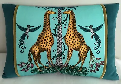 £28.99 • Buy Emma J Shipley CREATURA TURQUOISE GIRAFFE  Cushion, Polyester Pad,   46cm X 31cm